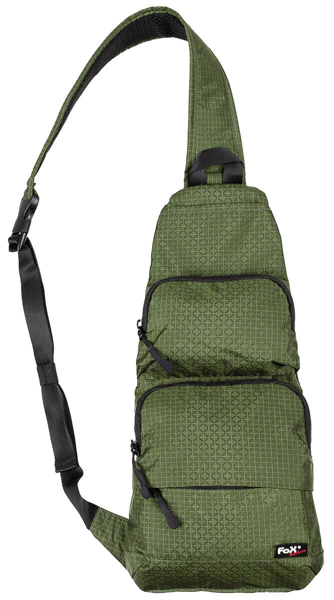 Fox Outdoor Shoulder Bag Green Ripstop Nylon
