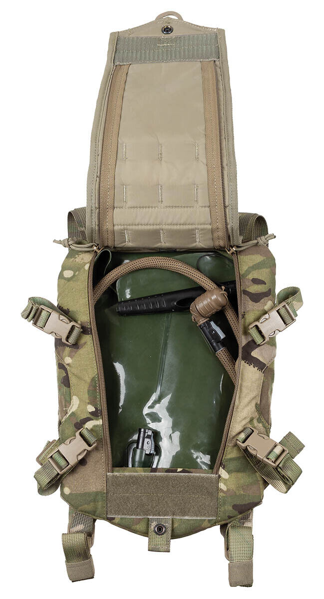 Military Surplus Il Hydration Pack Rider Camo TPU Bladder MTP – Used
