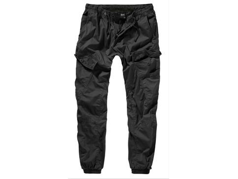 Brandit Ray Vintage Pants Outdoor Hiking Military Army Trousers Mens Cargo Black