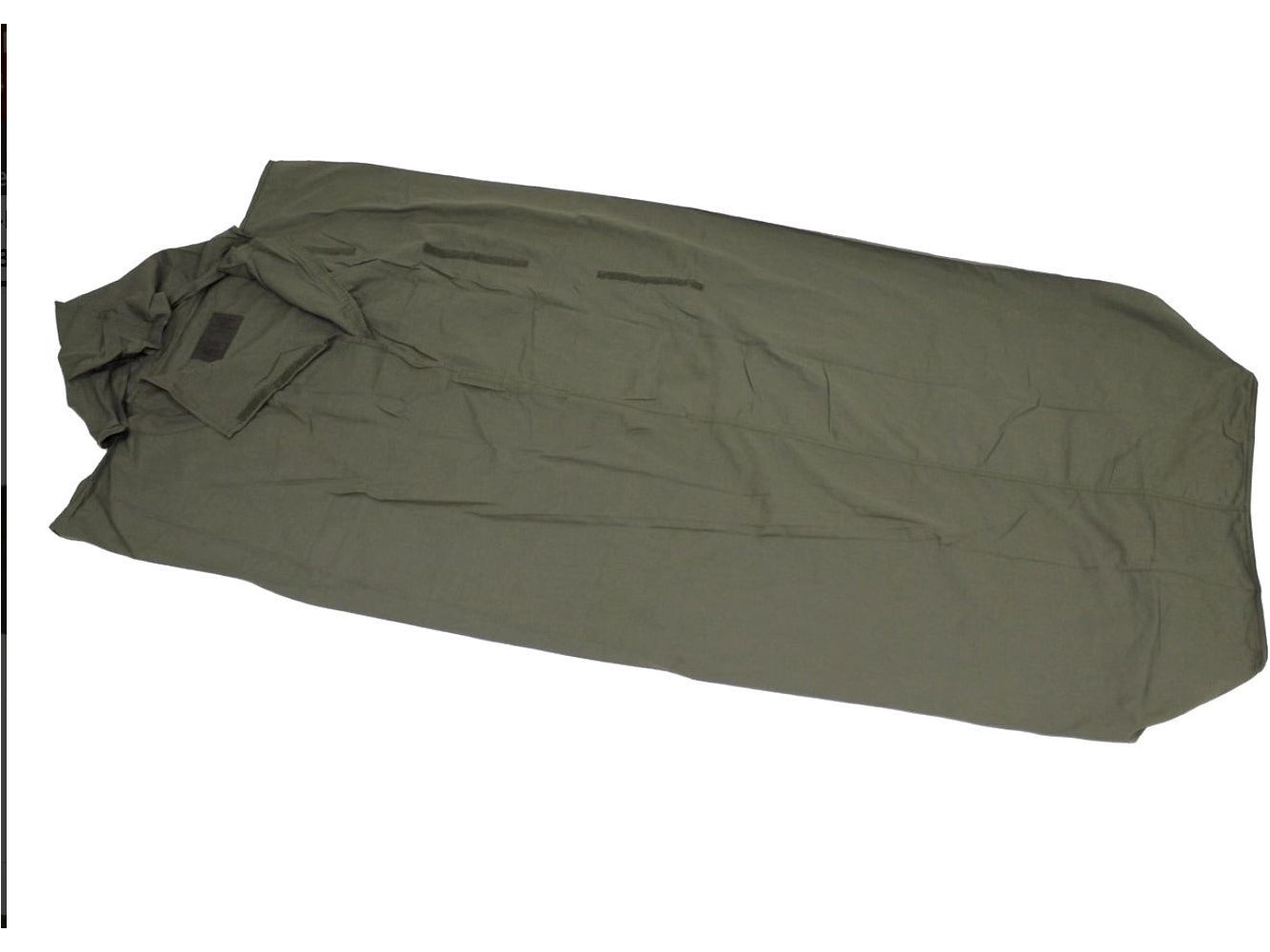 Original British Army Military GB Sleeping Bag Liner OD Green Used