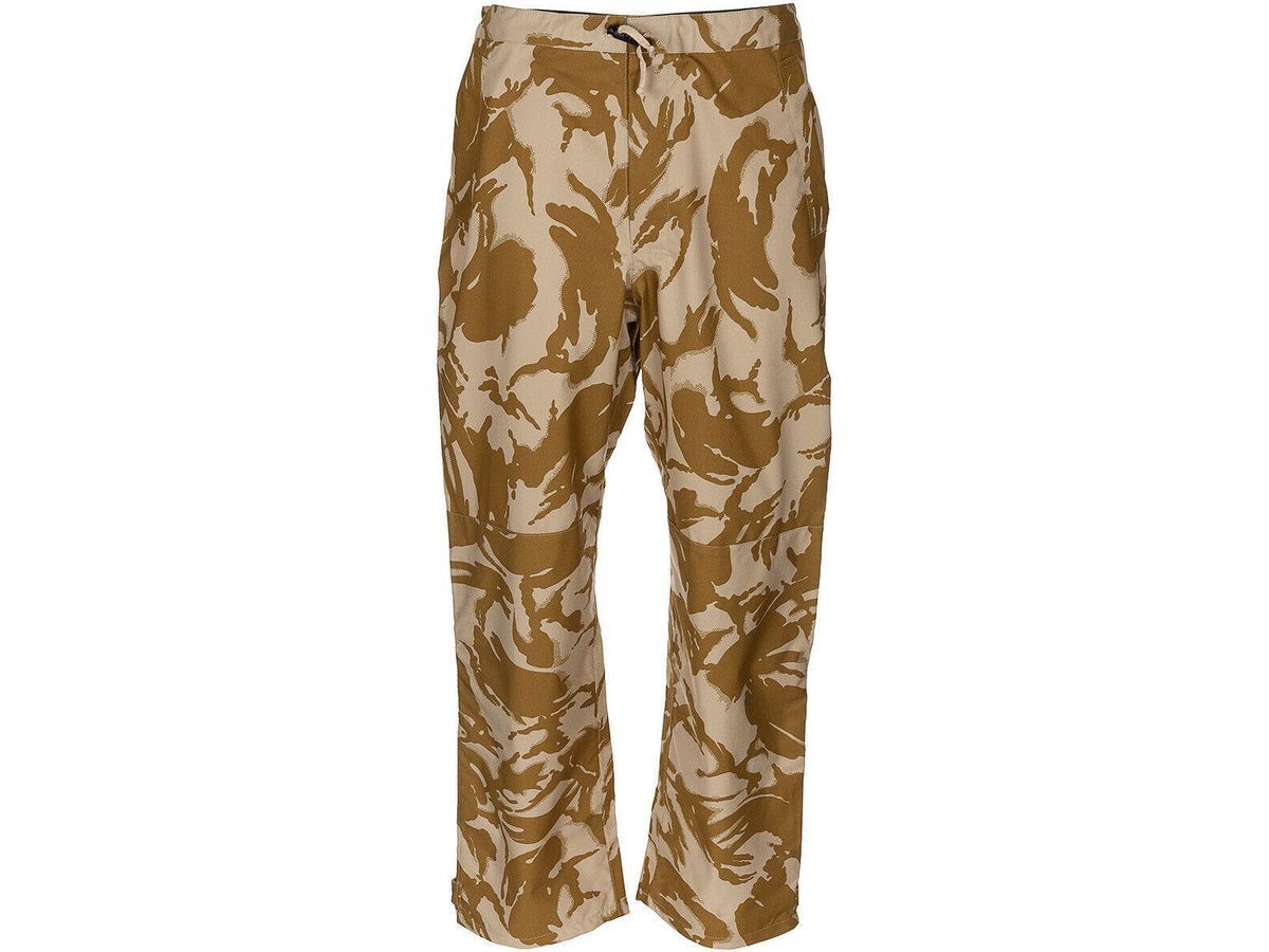 Original British Army Military Waterproof Rain Pants DPM Desert Camo New