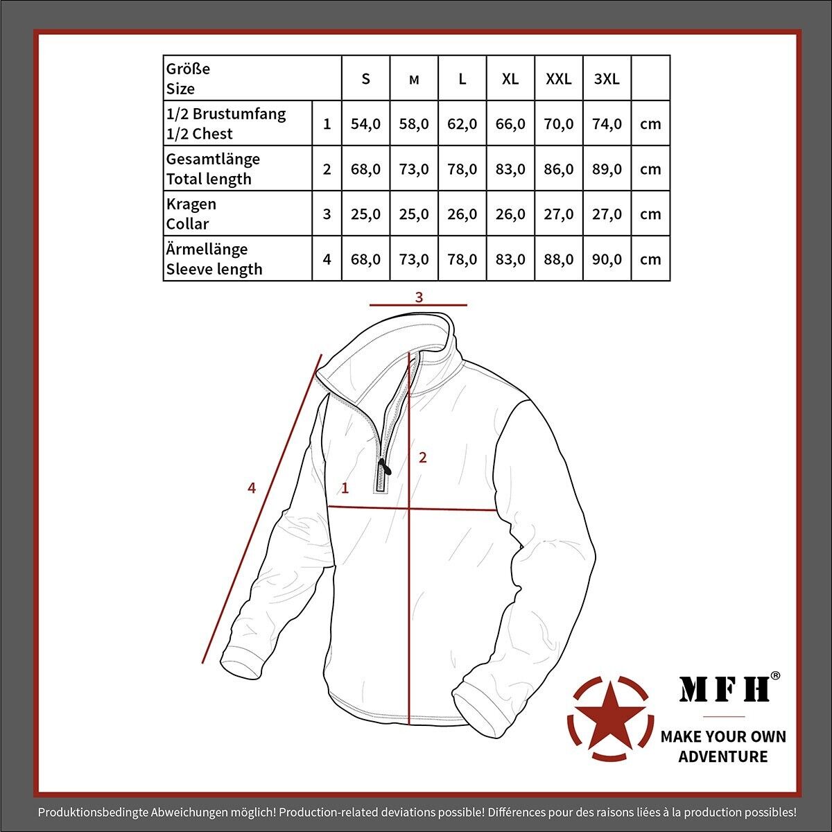 MFH British Army Thermal Jacket Lightweight Green