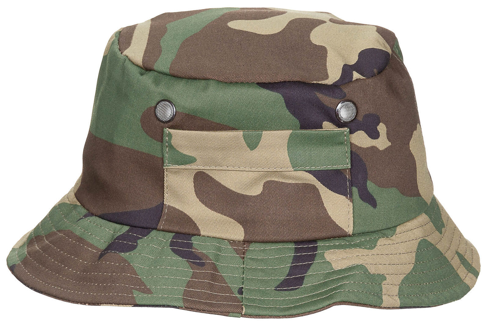 MFH Fisherman Headwear Hat Bucket Hiking Outdoor Camo Fishing Woodland