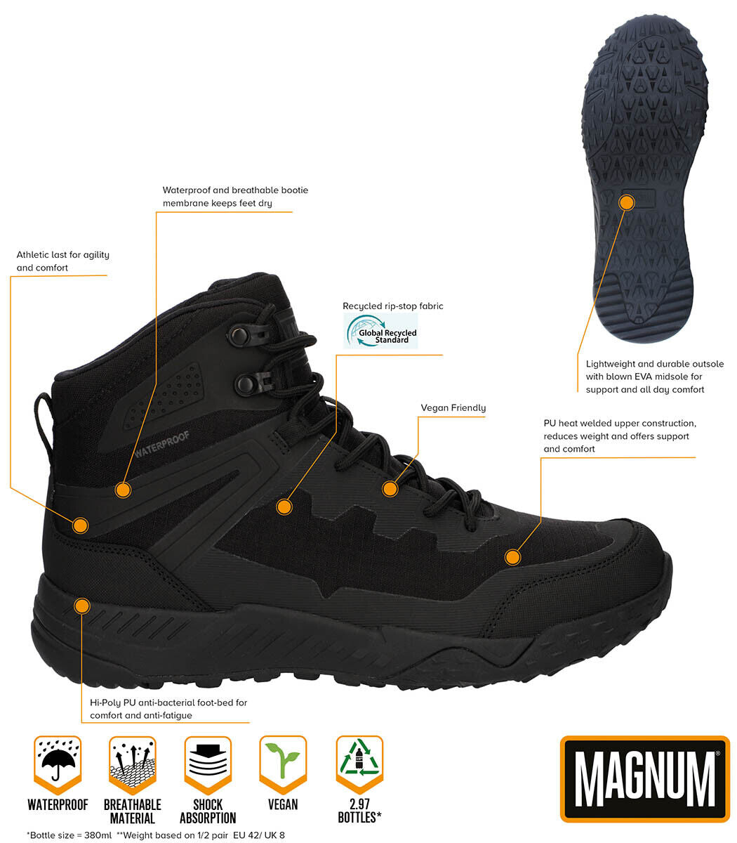 Magnum Combat Boots Magnum Ultima 6.0 Wp Black