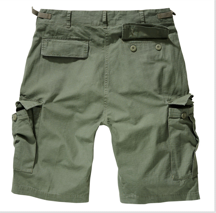 Brandit BDU Shorts OD Green Combat Hiking Outdoor Summer Cotton Ripstop