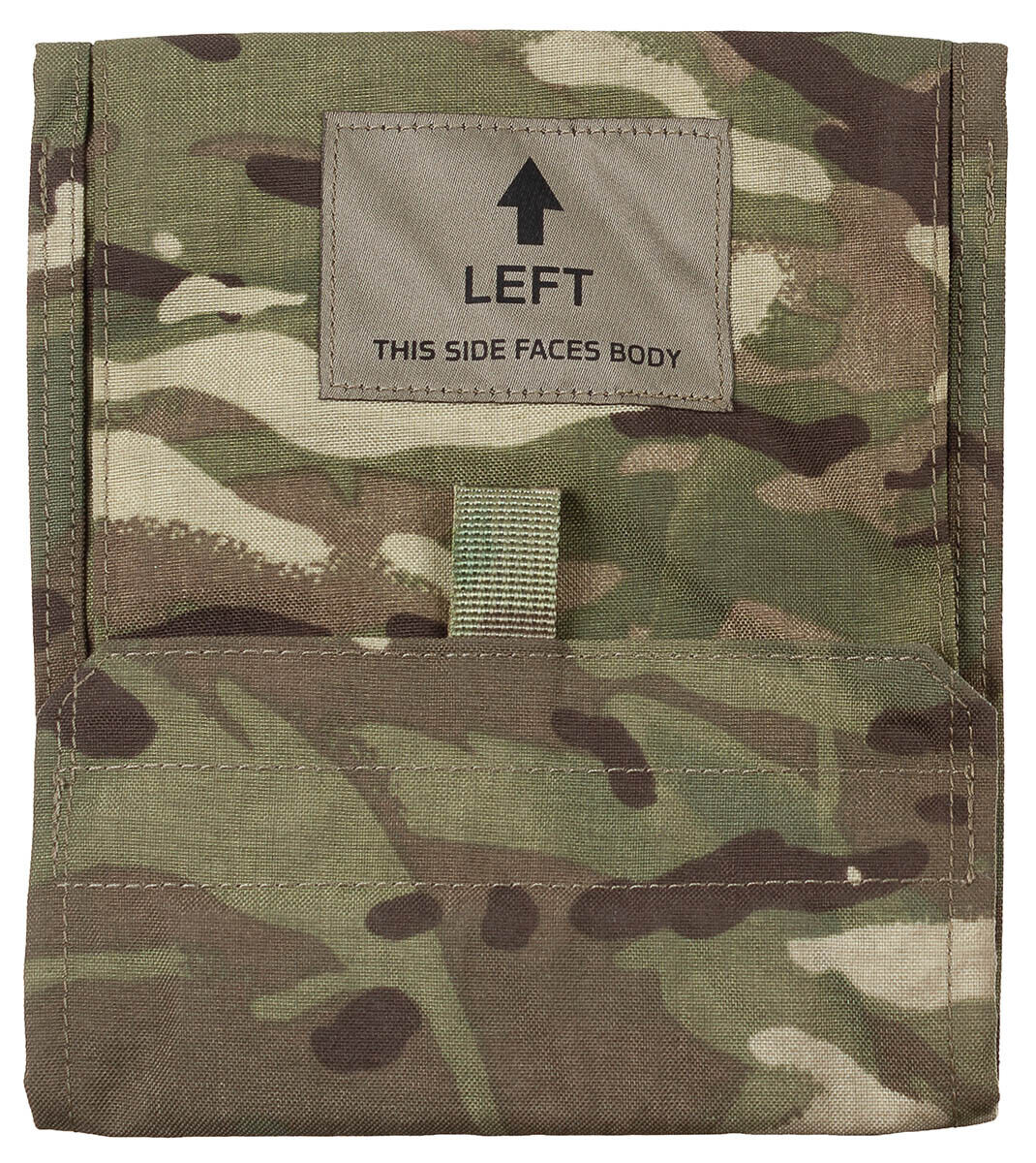 GB Original Military Army Side Plate Pocket Virtus Left MTP Camo Used