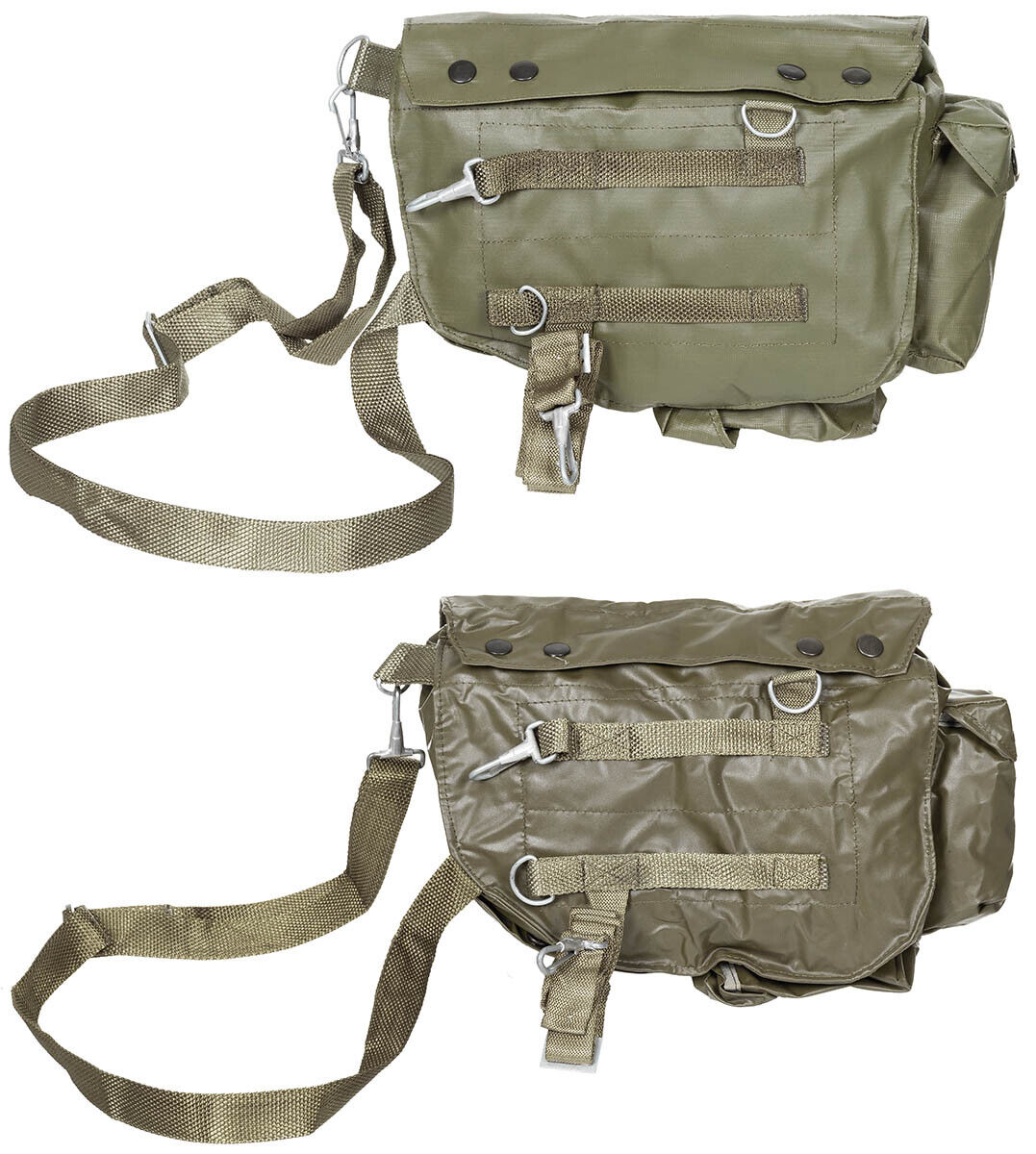 Original Polish Army Pl Bag for Protective Mask MP4 PVC Green – Used