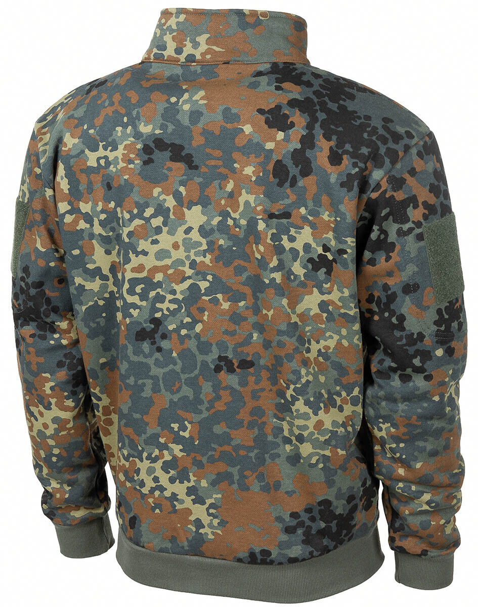 MFH Tactical Sweat Jacket Flecktarn Camo