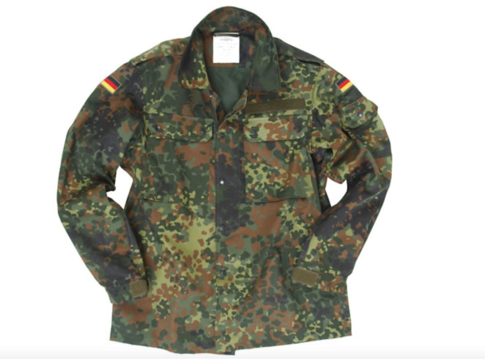 Genuine German Bundeswehr BW Original Field Shirt Light Jacket Flectarn Camo