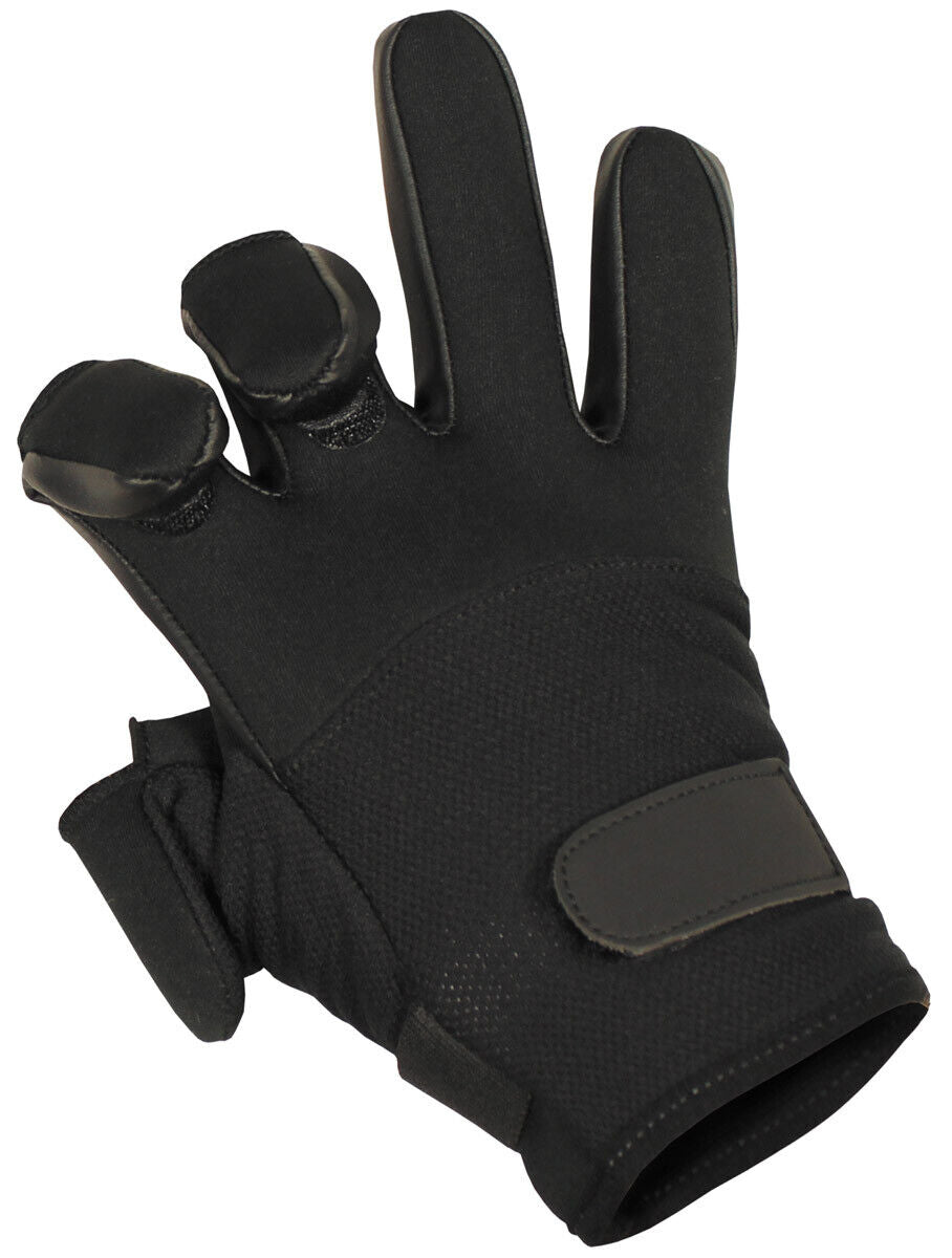 MFH Gloves Mesh Neoprene Black