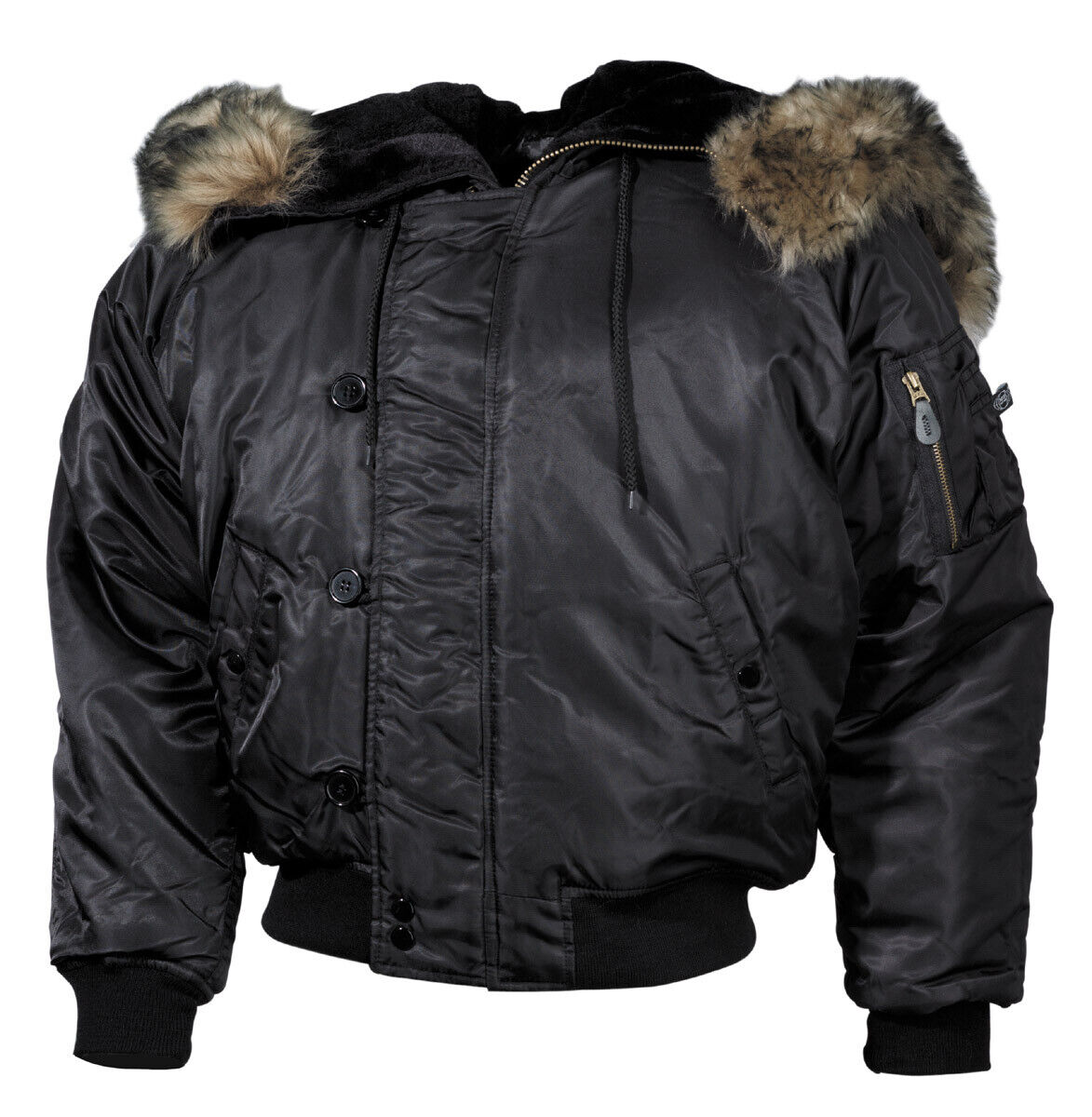 MFH US Polar Jacket N2B Thick Lining Black