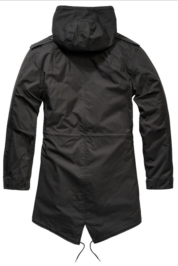 Brandit M51 US Parka Urban Lining Fishtail Mens Casual Outdoor Jacket Black