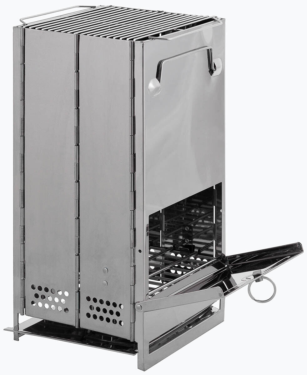 Fox Outdoor Rocket Stove with Grate Foldable Large