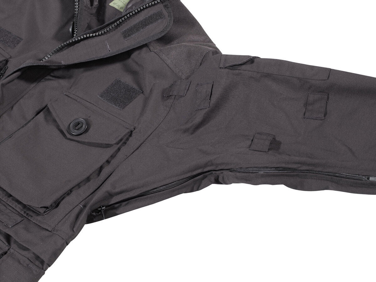 MFH Professional Commando Jacket Smock Ripstop Black