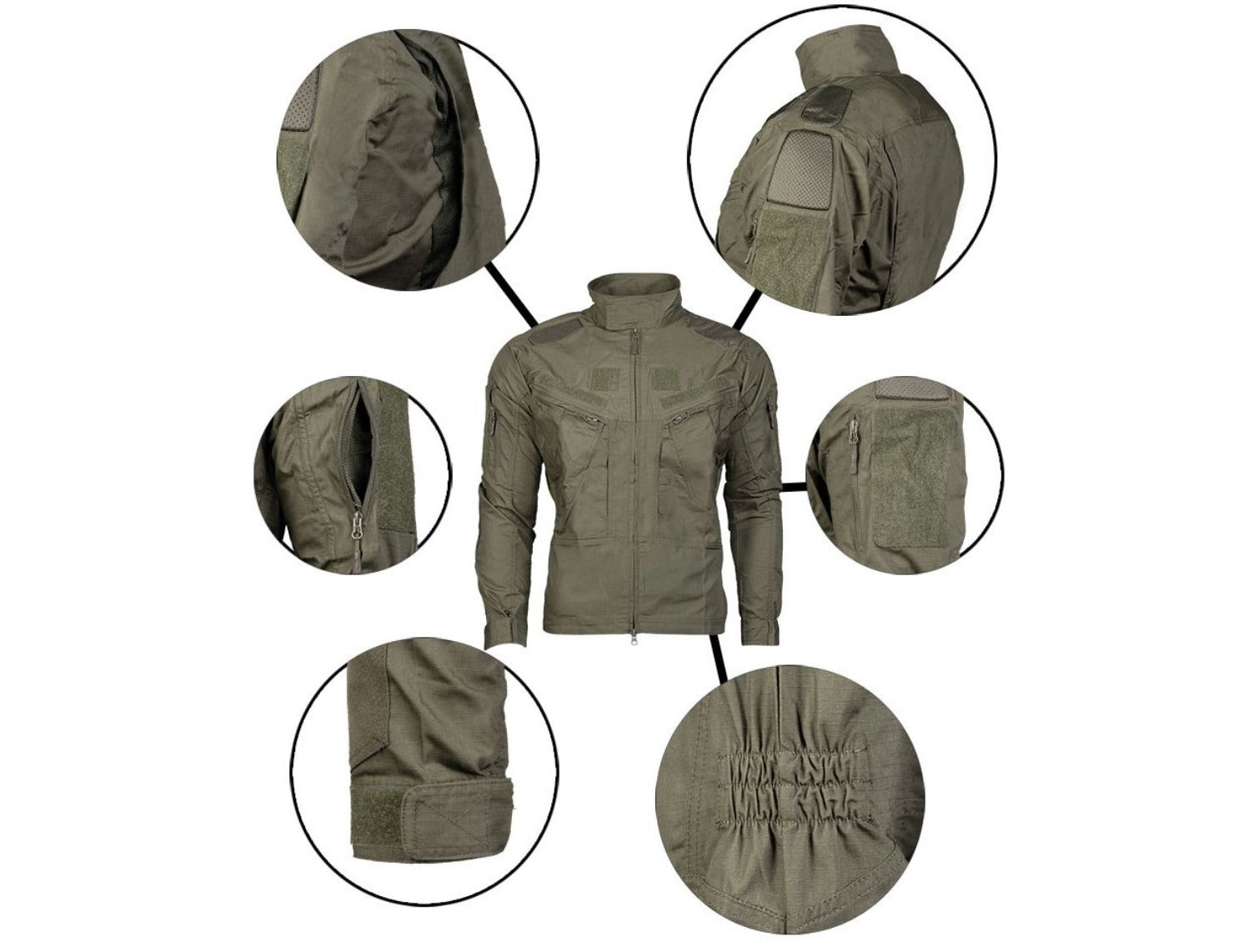 Mil-Tec Combat Jacket Chimera Olive