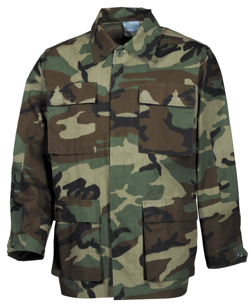 MFH US BDU Field Jacket Ripstop Woodland