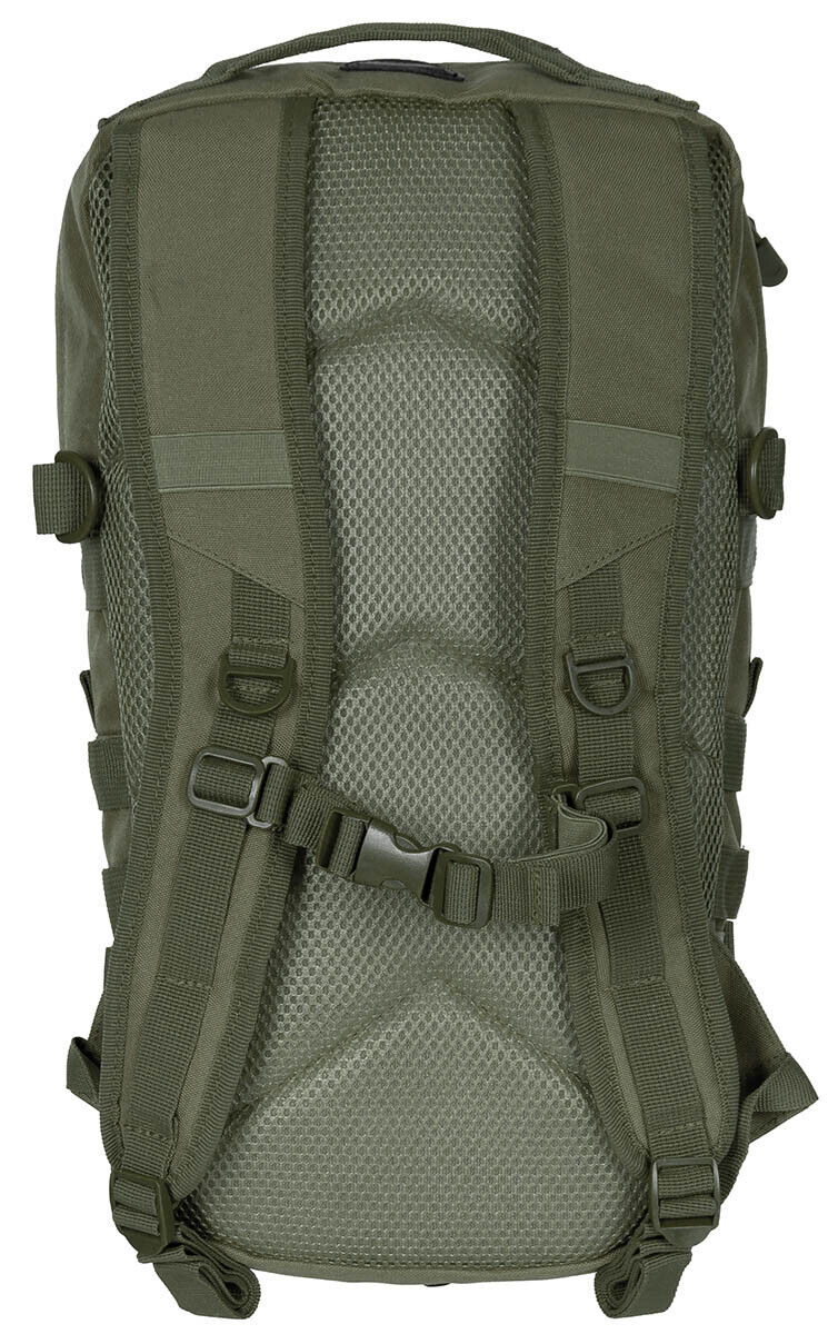 Outdoor Hiking Adjustable Backpack Military Army Daypack OD green 15L