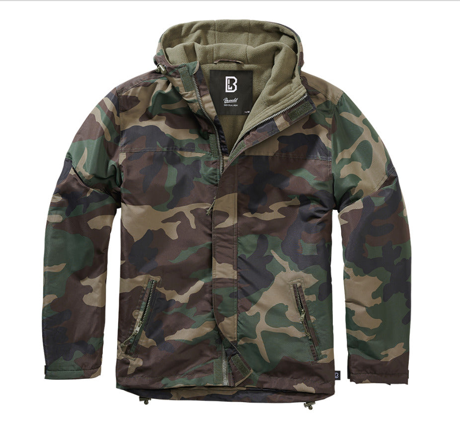 Brandit Frontzip Windbreaker Woodland