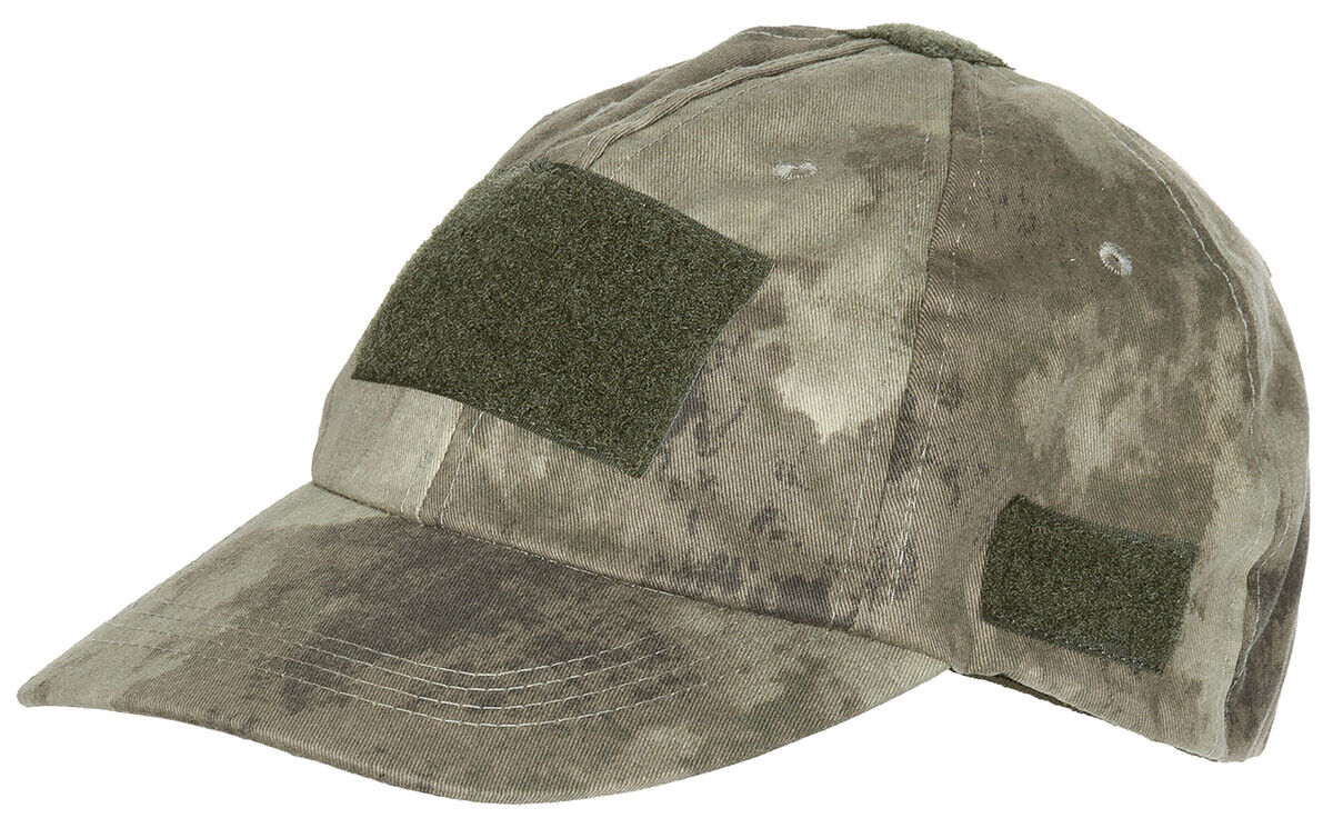 US Army Military Field Outdoor Operations Cap With Loop Panels HDT-camo
