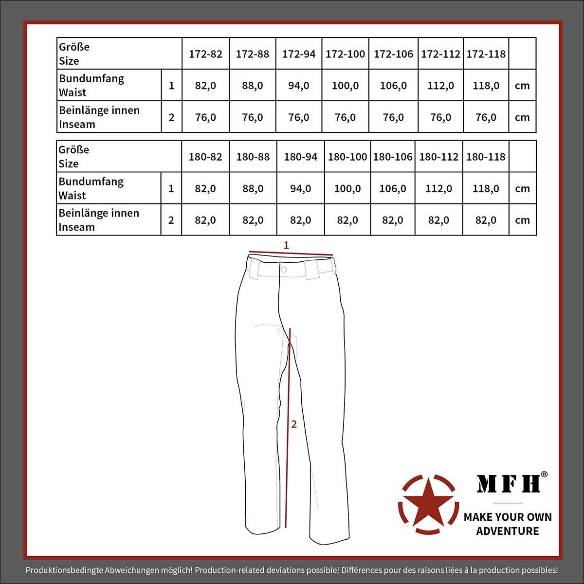 MFH Field Pants M97 Camo M97 Splinter