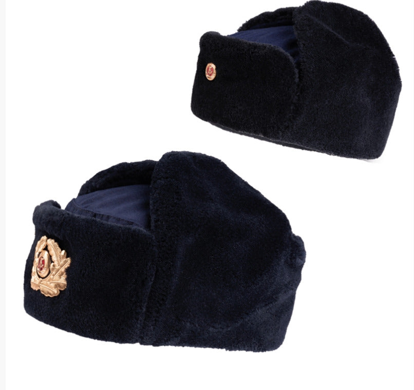 Original East German Army Cap Blue – Used