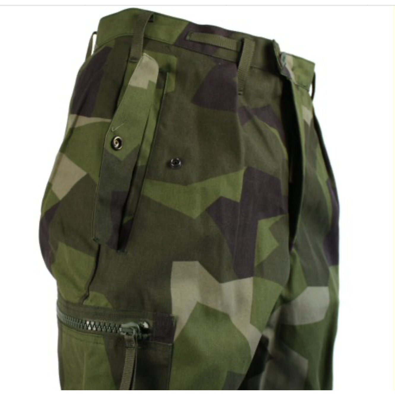 Original Swedish Army M90 Pants Splinter Genuine Trousers Camo Field BDU New