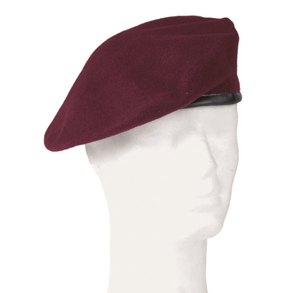 Mil-Tec Burgundy Beret Red