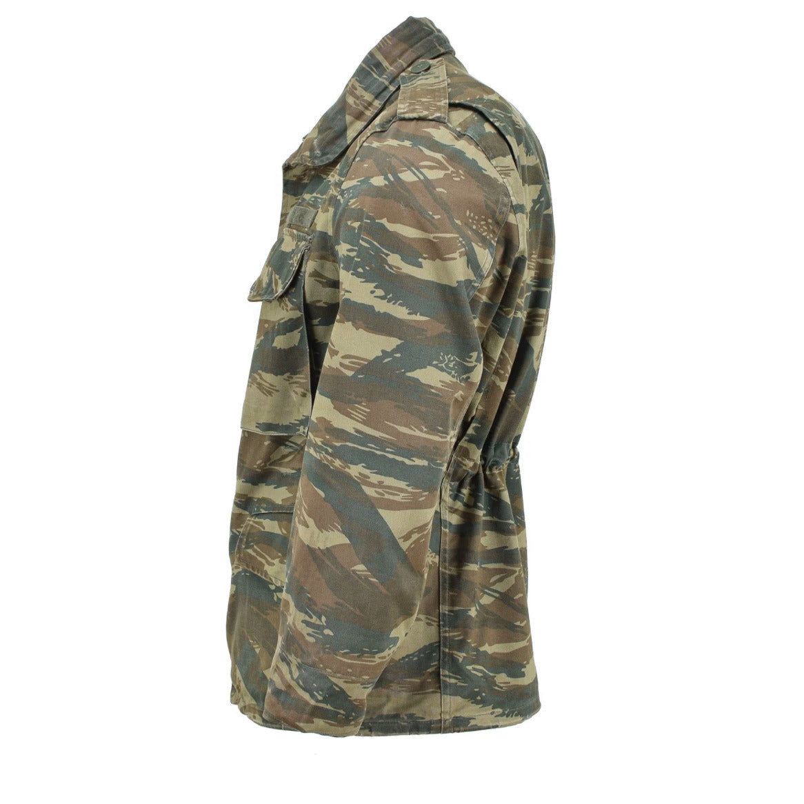 Original Greek Army Jacket Field Military Lizard Camouflage Genuine Military