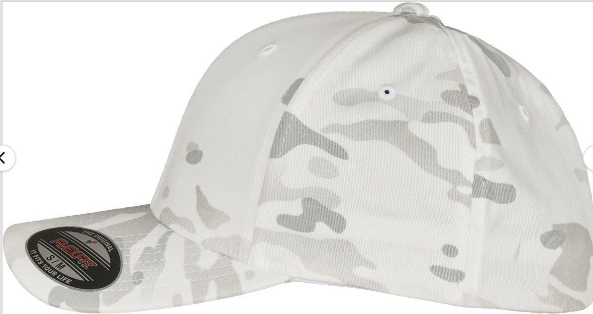 Brandit Flexfit 5 Summer Military Army Camo Classic Snapback Cap Multi Camo