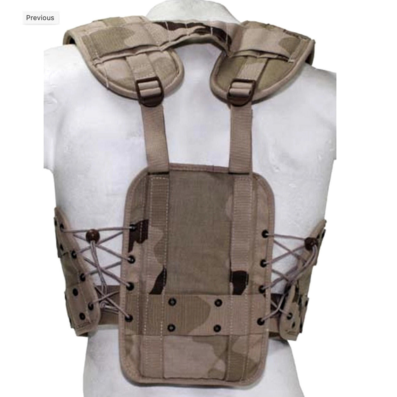 Original Dutch Army Military NL Vest Tactical Combat Camo Desert