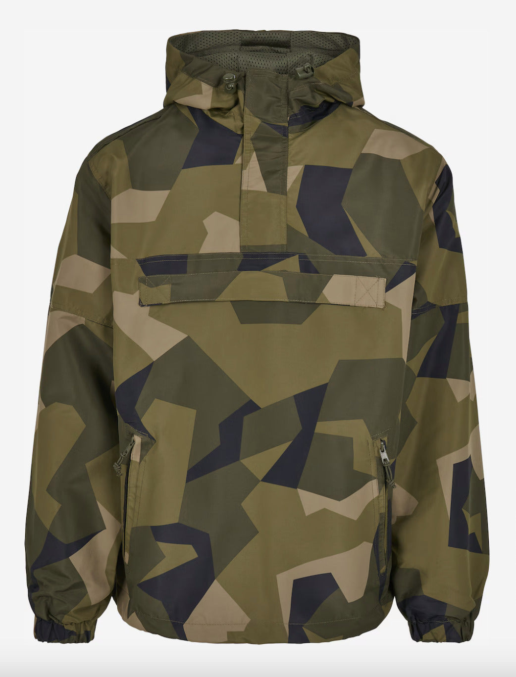 Brandit Windbreaker Anorak Swedish Woodland – Summer Outdoor Rain Jacket
