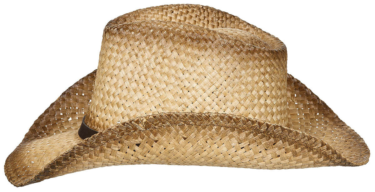 Fox Outdoor Straw Hat with Hat Band Brown