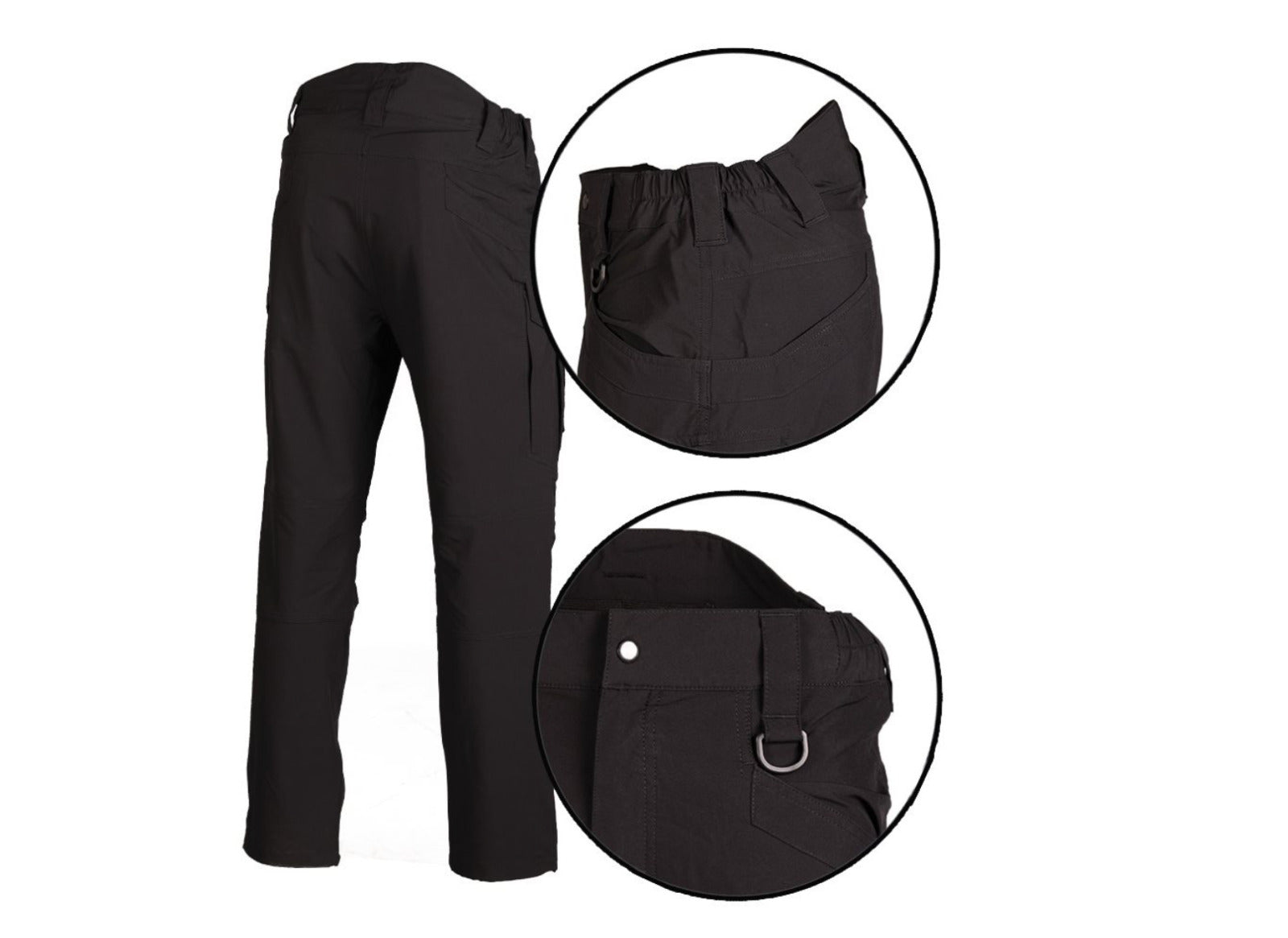 Tactical Military Army Pants Combat Hunting Hiking Trekking Campin Assault Black