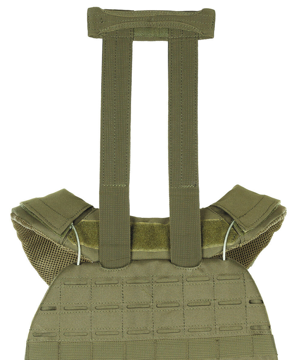 Tactical Vest Laser MOLLE Airsoft Paintball Military Quick Release System Green