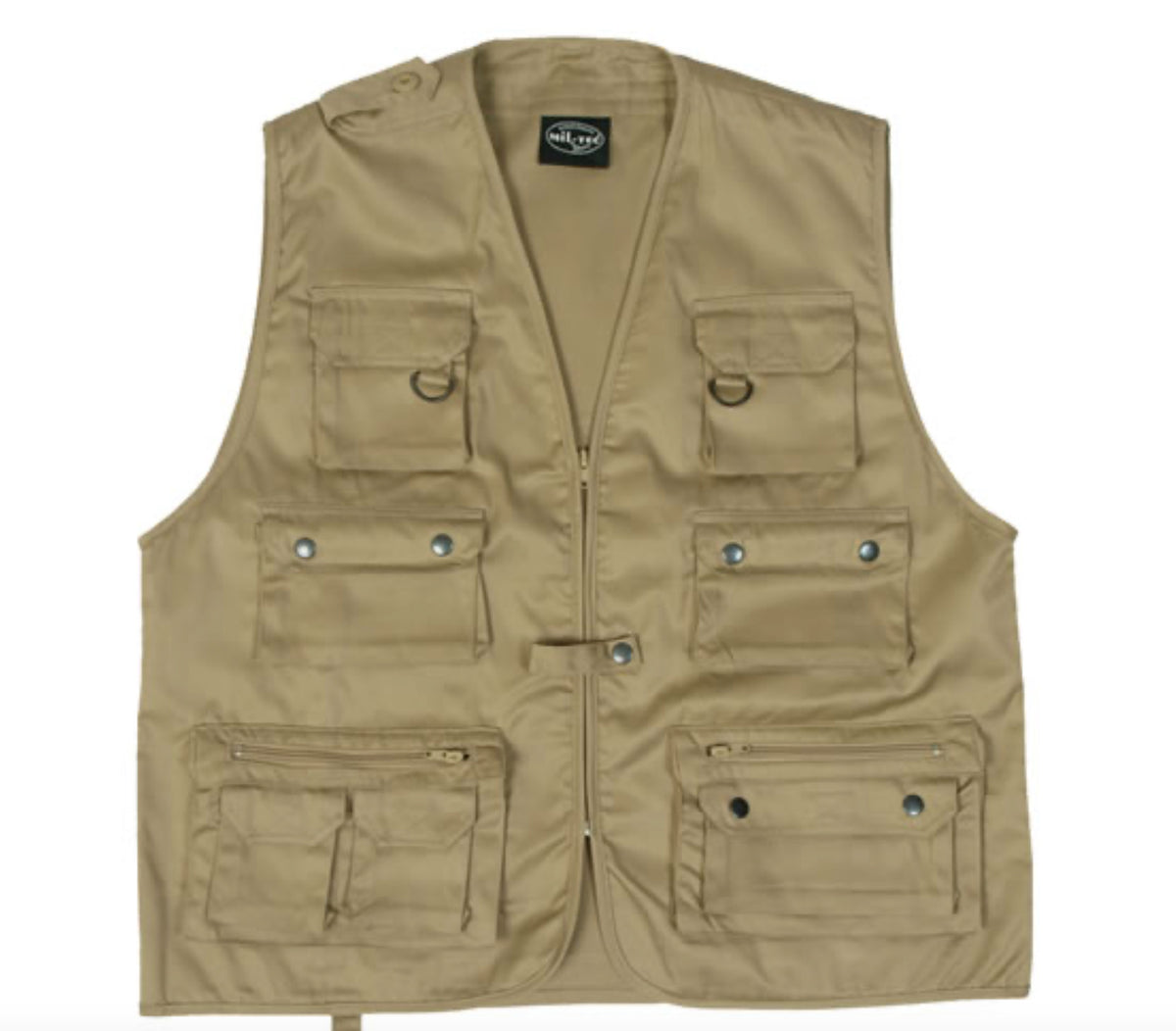 Mil-Tec Hunting and Fishing Vest Khaki