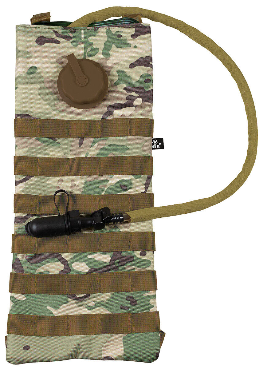 Hydration Backpack Hiking Outdoor "MOLLE 2,5L With TPU Bladder Operation-camo