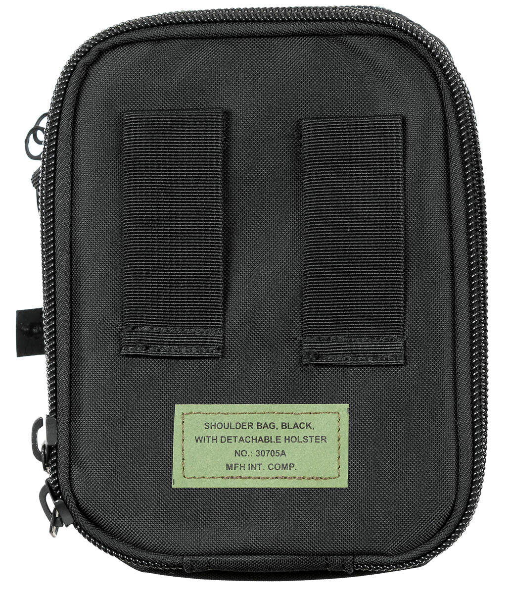 MFH Bag A Shoulder Belt Black With Holster Detachable