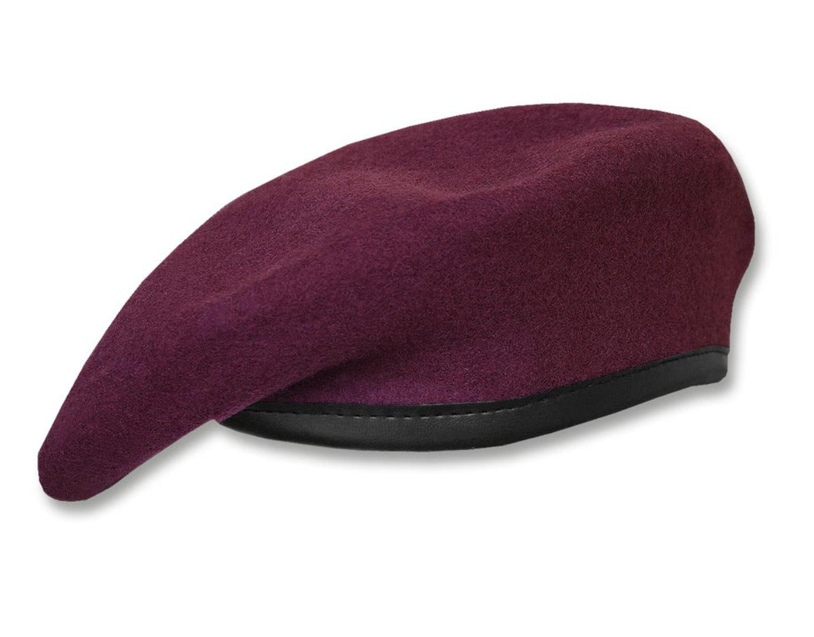 Mil-Tec German Burgundy Plein Ciel COM. Beret Red