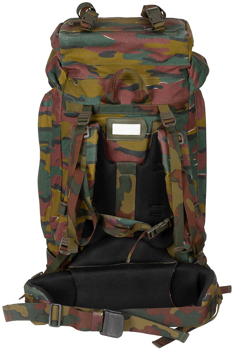 Original Belgian Army Backpack Camo Without Side Pouches – Used
