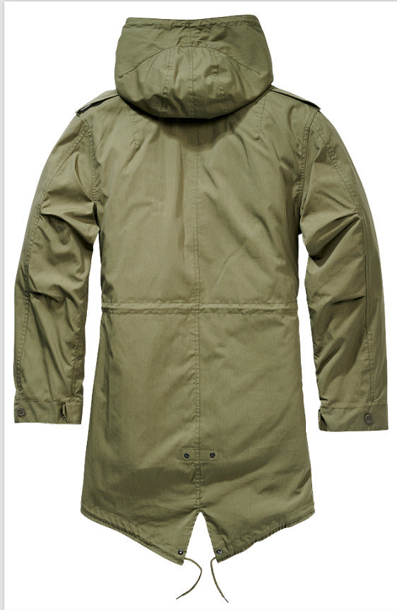 Brandit M51 US Parka Urban Lining Fishtail Mens Casual Outdoor Jacket OD Green