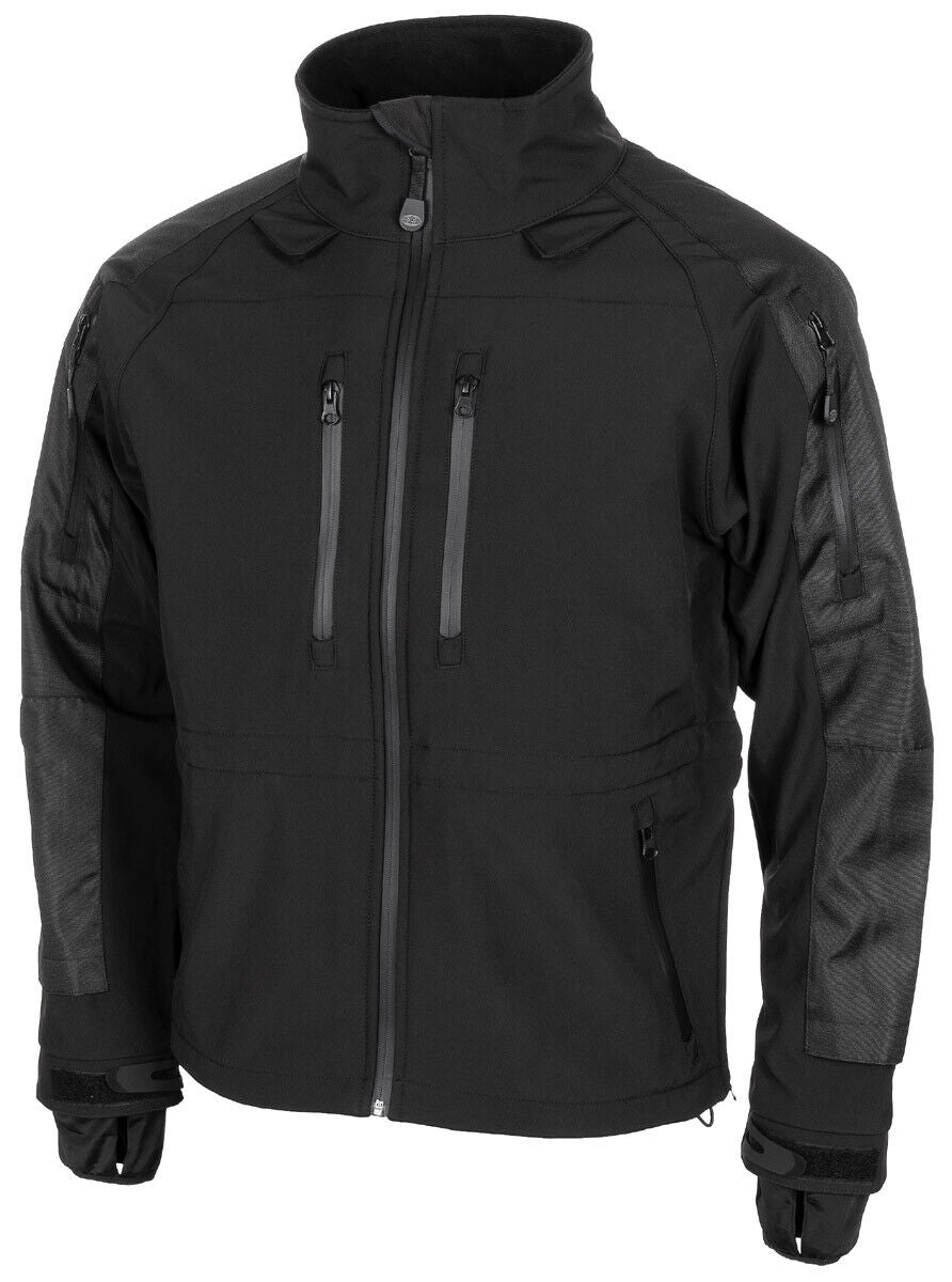 MFH Softshell Jacket Protect Black