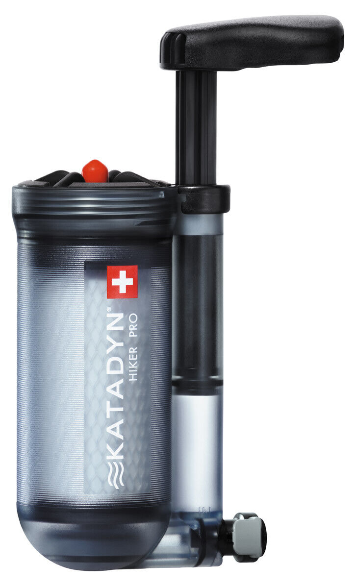 Emergency Survival Kit Water Filter Katadyn Hiker Pro Transparent