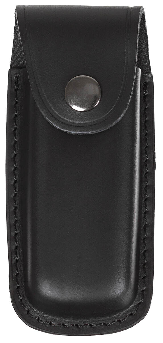 Knife Case Leather Black External dimensions:ca. 13.5 x 6 x 3 cm