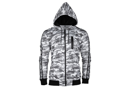 MIL-TEC Sport Jacket Military Tactical Zipped Hoodie Sweater Mens Outdoor Urban