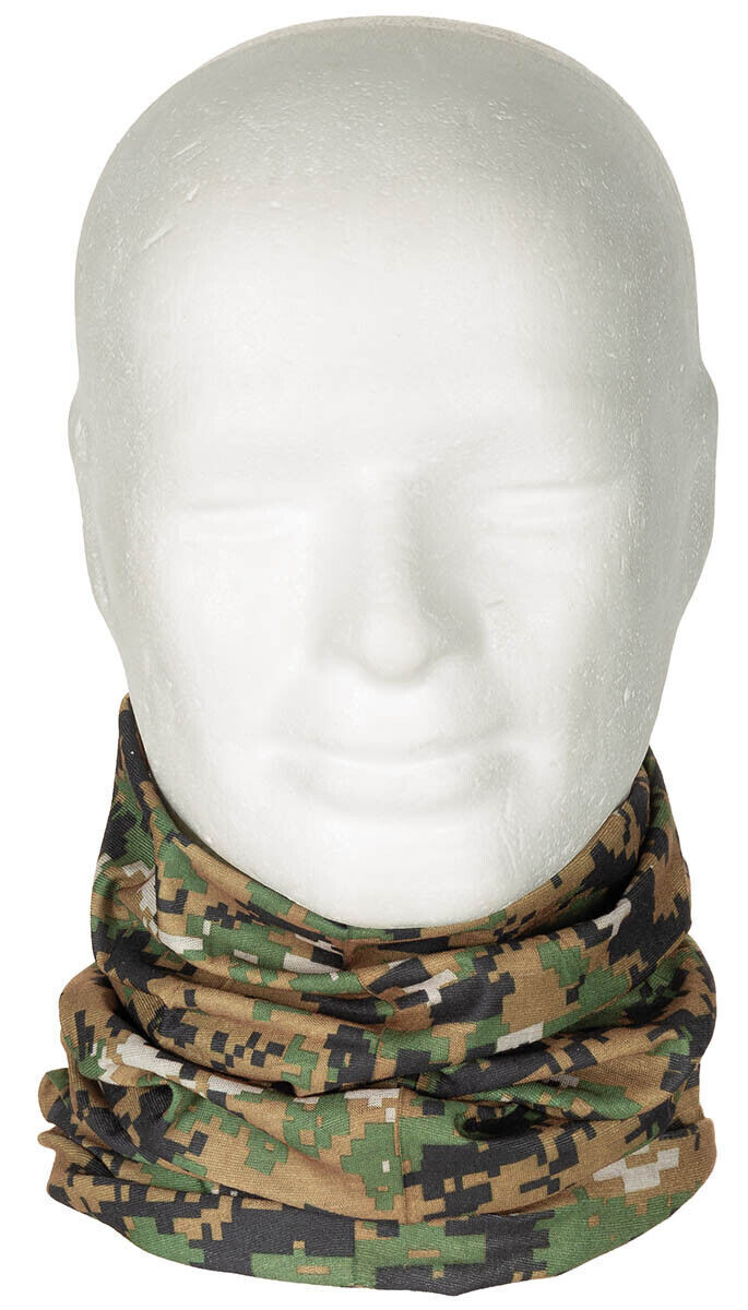Army Fleece Neck Gaiter One-Size-Fits-All 100% Polyester Digital woodland Camo
