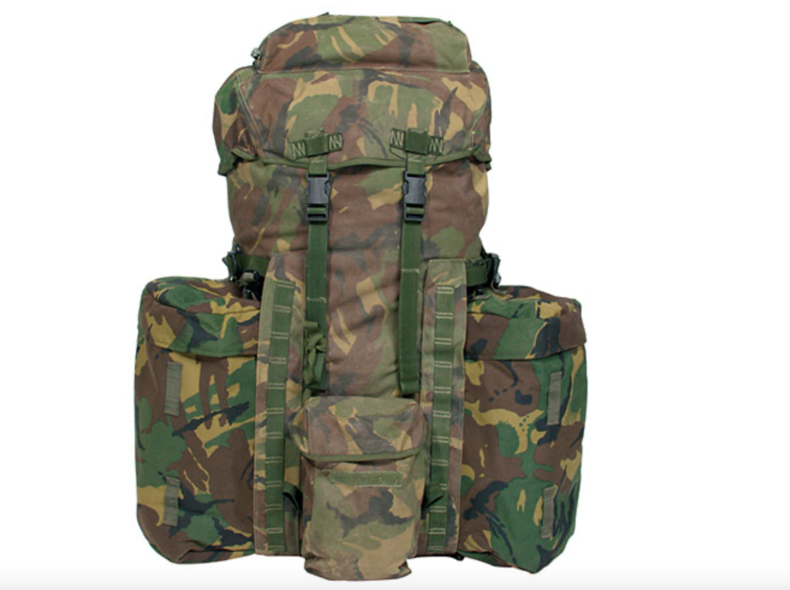 Original British Army Brit.camo Plce Rucks.with Bags On Side 80 – Used