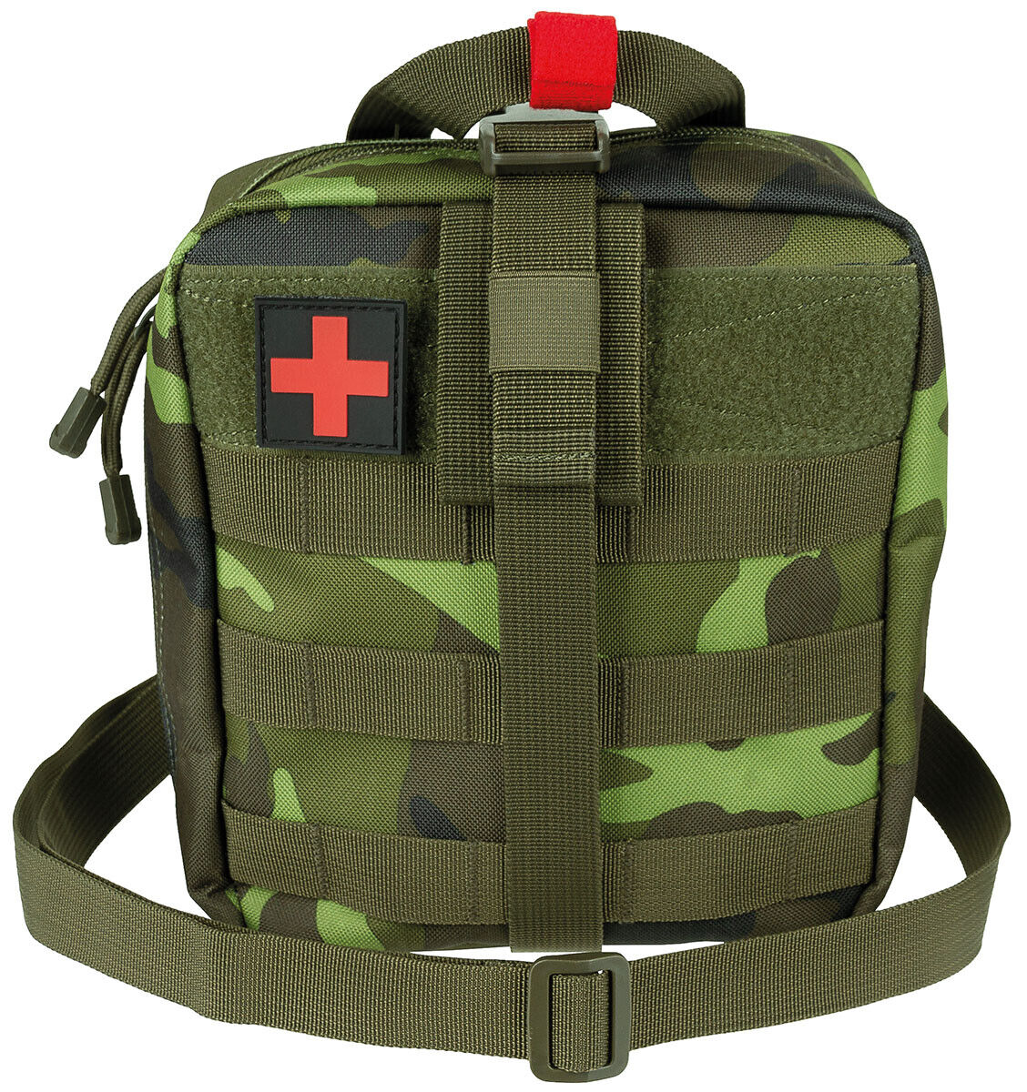 Military Army Combat Medical First Aid Bag Pouch Large MOLLE M 95 CZ Camo