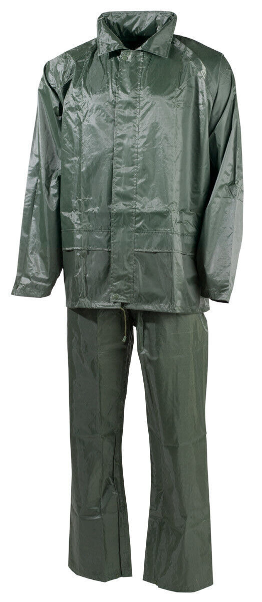 Rain Shelter Cover Military Army 2 Parts Hooded Waterproof Case OD Green MFH