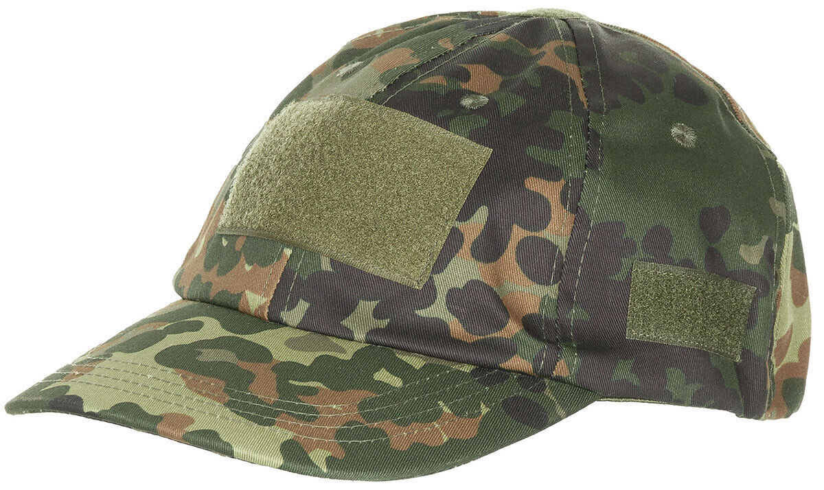 US Army Military Field Outdoor Operations Cap With Loop Panels BW Camo