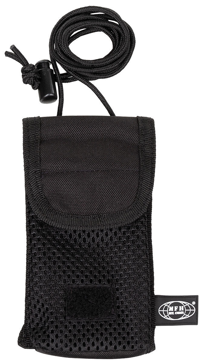 Mobile Phone Pouch Military Army Style MOLLE  Black